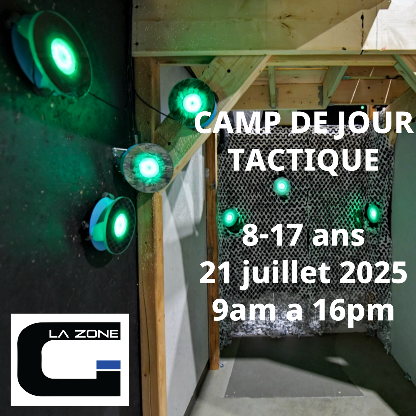 CAMP DE JOUR TACTIQUE 8-17 ANS (21 JUILLET 2025)