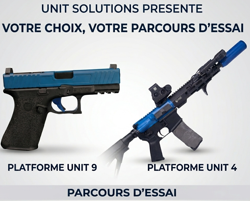 ESSAI - AVEC LA PLATEFORME UNIT DE VOTRE CHOIX